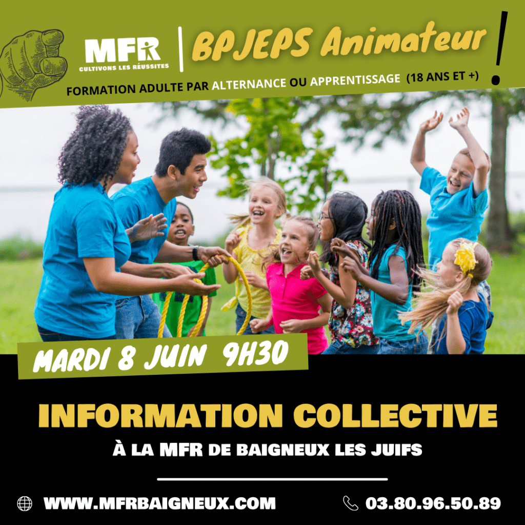 Information collective BPJEPS animateur
